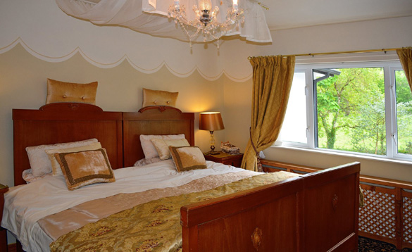 Bedroom with double bed at Arch House B&B, Enniskillen/