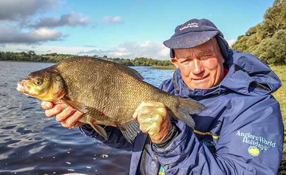 angler with a mint condition irish bream/