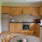 Pine kitchen with table and chairs