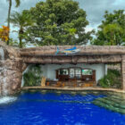 Swimming pool at Paradise fishing lodge